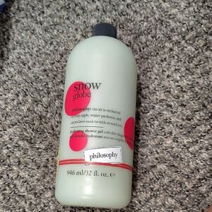 Philosophy Snow Globe Shower Gel with Red Accents